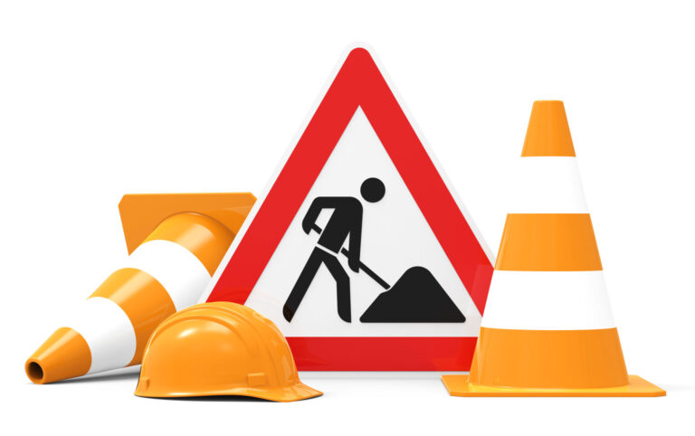 Panneau de travaux