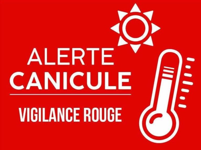 affiche alerte canicule rouge